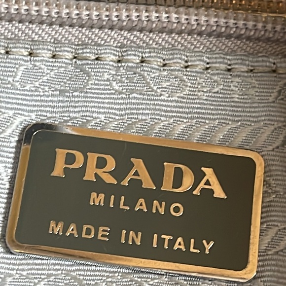 Prada Tessuto Nylon Leather accented backpack grey - Picture 11 of 12